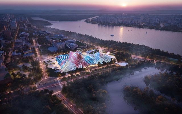 Heatherwick 公布‘海南省演艺中心’方案，多彩且多变 - 主图