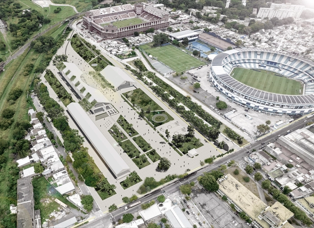 Conoce el proyecto ganador para el Parque Urbano y Museo Nacional del Fútbol en Avellaneda, Buenos Aires - Imagen Principal
