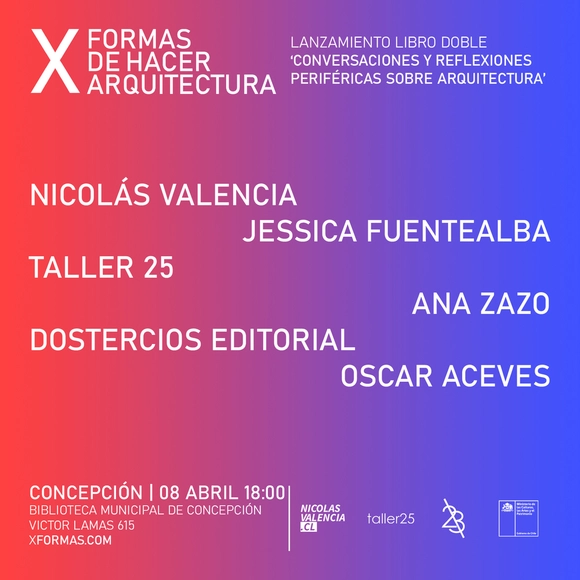Lanzamiento en Concepción de ‘XFORMAS: Conversaciones y reflexiones periféricas sobre arquitectura’ - Imagen Principal