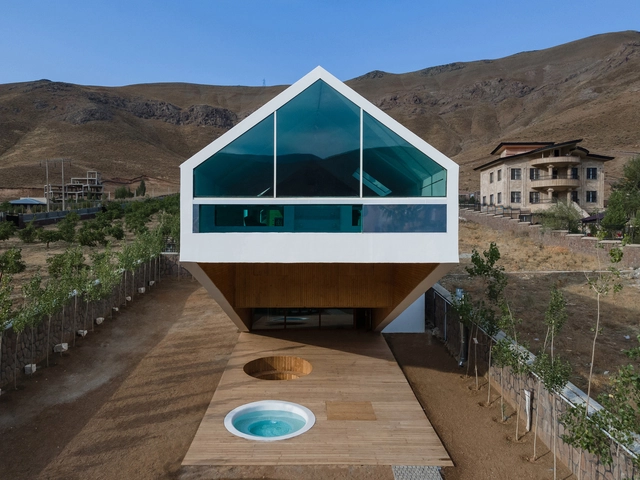 翘起一角，Dasht-e-Chehel 别墅 / 35-51 ARCHITECTURE Office - 建筑图, 独立住宅, 表皮, 海岸