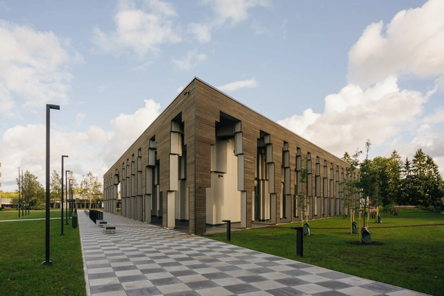 The Rural Municipal Building in Saue / molumba - Exterior Photography, Municipal Building, Garden, Facade