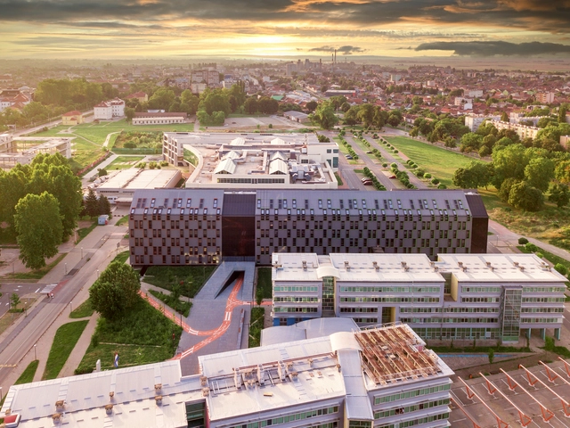 Osijek 校园学生宿舍 / NFO - 建筑图, 学生大厅, 花园, 表皮, 城市