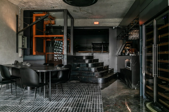 Hidden Hour Bar / all around design company - Interior Photography, Retail Interiors, Kitchen, Lighting, Chair, Table