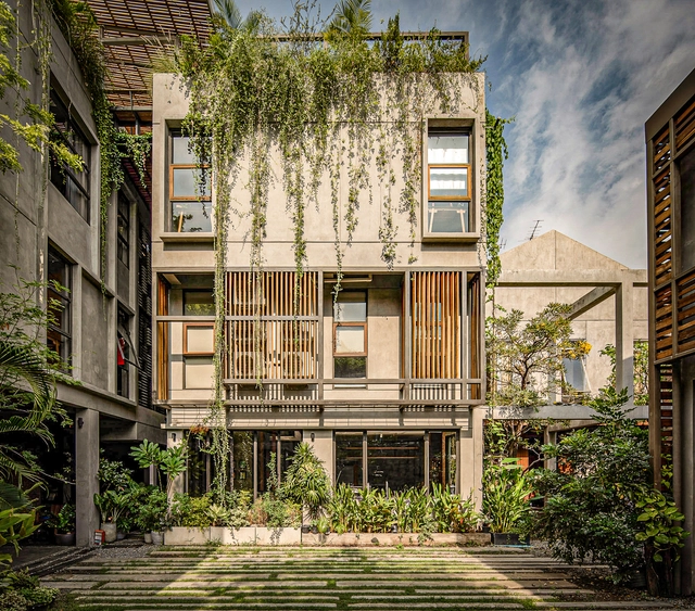 Tamni 旅舍 / PO-D Architects - 建筑图, 更新项目, 花园, 表皮, 楼梯, 阳台, 灯