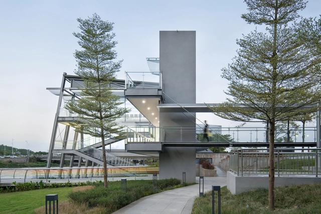 Smart Water Hall / WAU Design - Exterior Photography, Exhibition Center, Facade