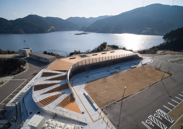 Gokayama Cross Base / yHa architects - Exterior Photography, Installations & Structures, Coast
