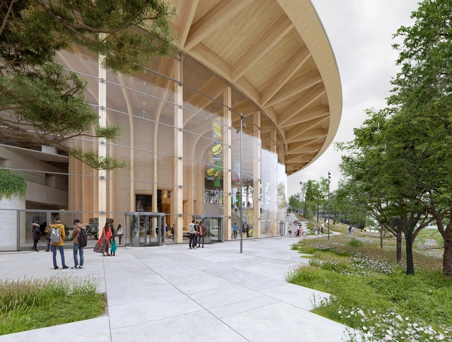 沃尔沃哥德堡体验中心，Henning Larsen 营造瑞典森林氛围 - 主图