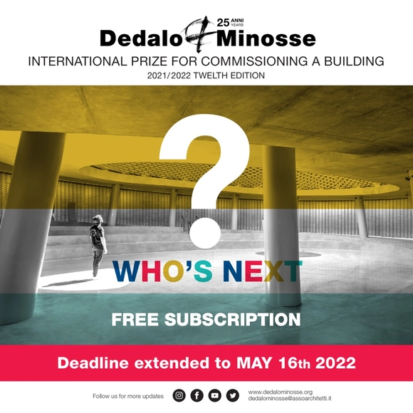 EXTENDED Call for Submissions: 12th Edition of the Dedalo Minosse International Prize - Featured Image