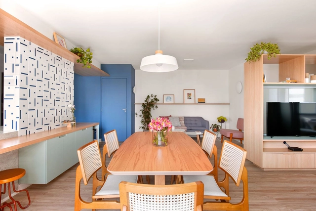 Apartamento Cayowaá / Jessica Ruy arquitetura - Fotografia de Interiores, Decoração , Cozinha, Mesa, Cadeira, Iluminação, Bancada