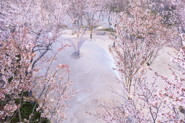 白鹭湾无界剧场 / 北京观筑景观规划设计院 - 景观装置