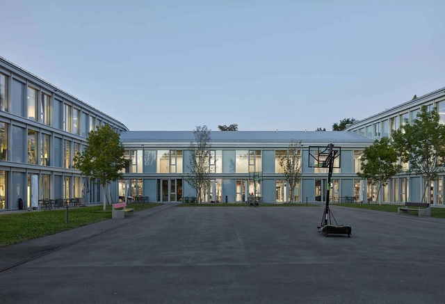 Socio Educational Workshops / FWG ARCHITECTS SARL - Exterior Photography, Educational Architecture, Courtyard, Facade, Door