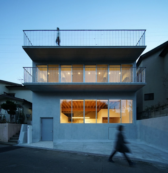 山口集体宿舍 / SOGO AUD - 建筑图, 独立住宅, 门, 表皮, 楼梯
