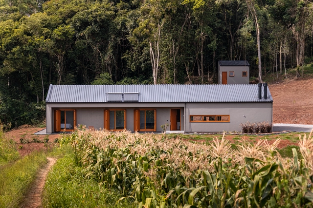 Casa Campestre / LEIVA arquitetura - Fotografía exterior, Casas, Jardín, Fachada, Bosque