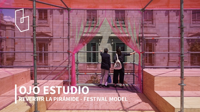"Revertir la Pirámide", la instalación de OJO Estudio para Model: Festival de Arquitecturas de Barcelona - Imagen Principal