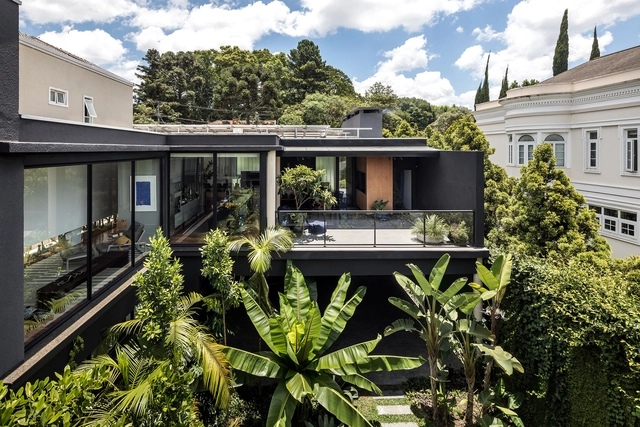 Casa EL / Estúdio Centro Arquitetura e Urbanismo - Fotografia de Exterior, Casas, Jardim, Fachada