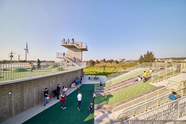 Naluwan Community Center / FieldEvo Design Studio + LinBoYang Architects - Exterior Photography, Cultural Center, Fence