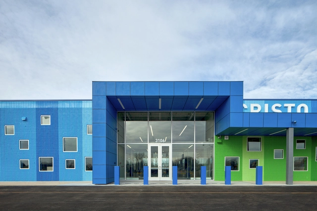 Cristo Rey St. Martin College Prep / JGMA - Exterior Photography, High School, Door, Facade