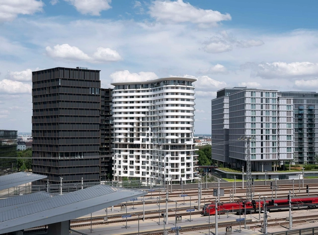 BelView Tower / COOP HIMMELB(L)AU - Exterior Photography, Apartments, Facade, Cityscape
