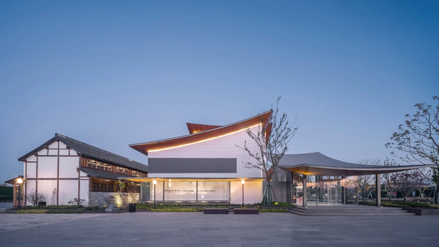 謇里小镇展览馆 / goa大象设计 - 建筑图, 展览中心, 表皮, 门
