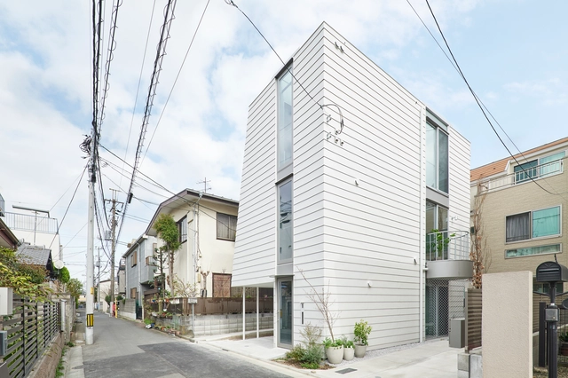 Scenery Scooping House / n o t architects studio - Exterior Photography, Houses, Facade