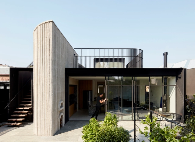 Casa South Yarra / Pop Architecture + Beatrix Rowe Interior Design - Fotografia de Exterior, Ampliação, Fachada, Porta