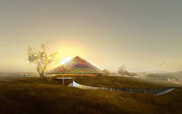 Olafur Eliasson's Studio Other Spaces Designs Wine Tasting Pavilion in California - Featured Image