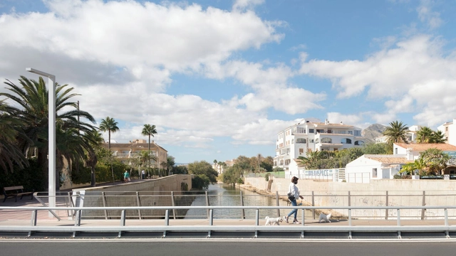 Triana Bridge in Xàbia / FVAI - Exterior Photography, Bridges , Fence, Coast