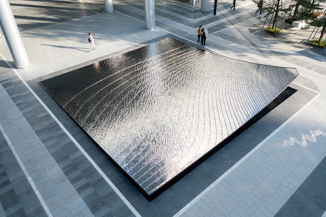 广州寺右万科中心水景艺术品 / 素水设计 - 室内图, 景观装置, 表皮