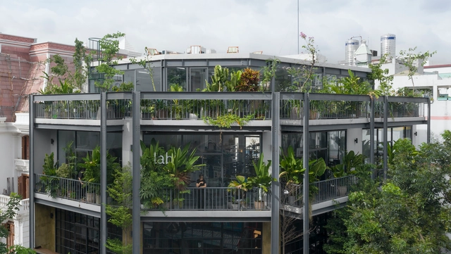 Lab 办公室 / The Lab Saigon - 建筑图, 办公建筑, 花园, 表皮, 围栏, 阳台