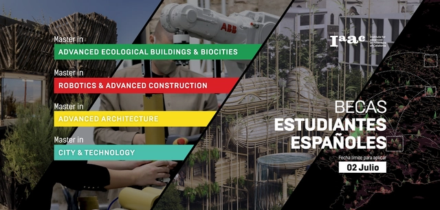 Becas IAAC para estudiantes españoles y residentes en España - Imagen Principal