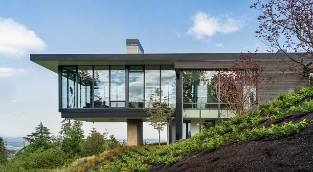 Five Peaks Lookout / Scott | Edwards Architecture - Exterior Photography, Decoration & Ornament, Garden, Facade, Beam