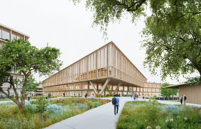 3XN/GXN + IB seleccionados para diseñar un nuevo ecotopo para el campus de la EPFL en Suiza - Imagen Principal