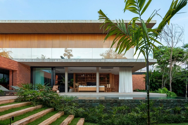 Casa Veraneio / Lucas Gonçalves Arquitetura - Fotografia de Exterior, Casas, Jardim, Fachada, Escada, Porta