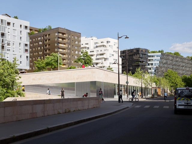 Charcot Sports Centre / ODILE+GUZY architectes - Exterior Photography, Gymnasium, Facade, Cityscape