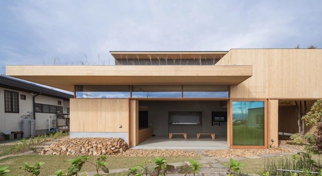 Casa Hanashi-Goya / Daisuke Motoki Architects - Fotografía exterior, Casas, Patio interior, Fachada, Puerta