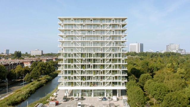 Edificio de apartamentos De Voortuinen / Elephant - Fotografía exterior, Renovación, Fachada, Urbano
