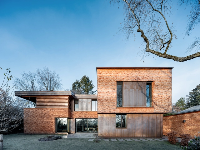L011 瓦面住宅 / Stephan Maria Lang Architects - 建筑图, 独立住宅, 表皮, 门