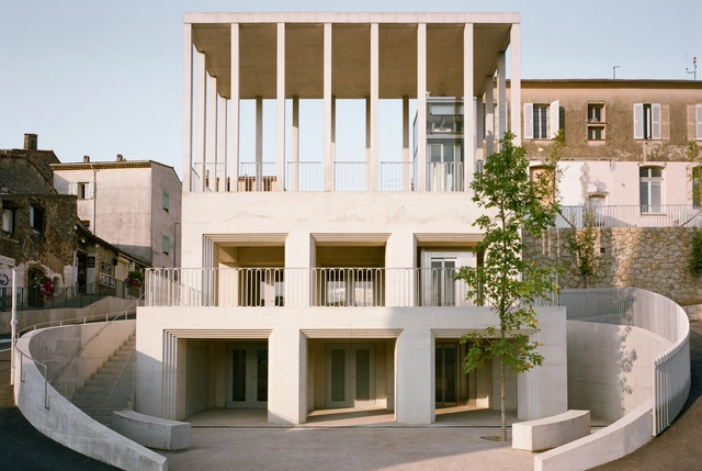 Biot 市政大楼扩建  / Atelier EGR - 建筑图, 加建项目, 表皮