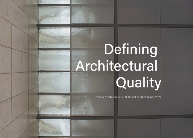 Call for Contributions - Defining Architectural Quality - Featured Image
