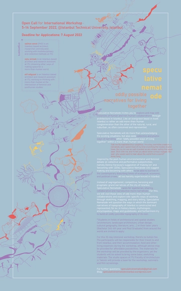 Call for Submissions: Speculative Nematode [Istanbul] Workshop 'Oddly Possible Narratives for Living Together' - Featured Image