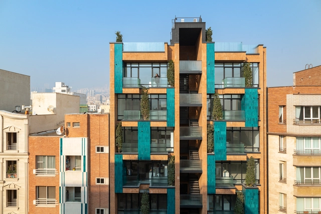 德黑兰生态住宅 Tohid / Hooba Design - 建筑图, 公寓, 表皮, 阳台