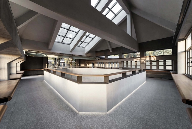 鹭潮鼓浪屿工艺美院·流光厅室内设计 / 方式设计 - 室内图, 文化建筑室内设计
