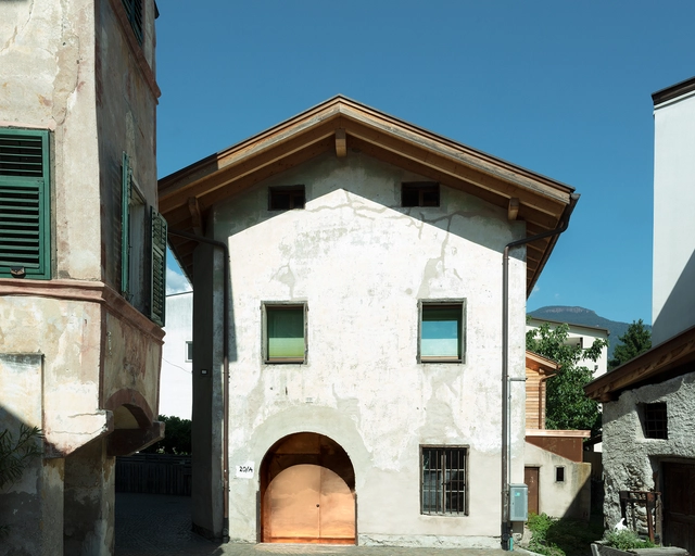 艺术家工作室 20/A / Messner Architects - 建筑图, 独立住宅, 表皮, 门, 拱