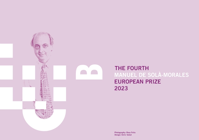 Call for Submissions: The Fourth Manuel de Solà-Morales European Prize 2023 - Featured Image