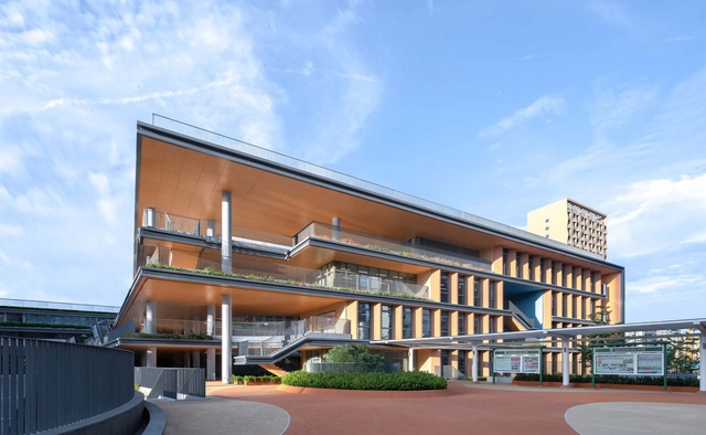 深圳外国语学校宝安学校 / 华阳国际设计集团 - 建筑图, 中小学校, 表皮