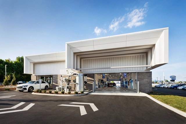 Harper Auto Wash / BarberMcMurry Architects - Exterior Photography, Public Architecture, Facade