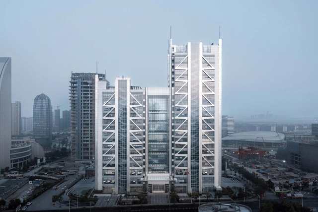 双擎大厦：瑞丰数字金融中心  / UUA建筑师事务所 - 建筑图, 银行, 表皮, 城市