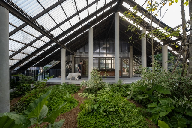 Casa para humanos y perros / Human House / EKAR - Fotografía exterior, Casas, Jardín, Fijación Vigas, Fachada, Bosque