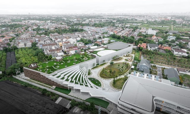 扇形展开，泰国吞武里校园 SISB / Plan Architect - 图纸, 中小学校