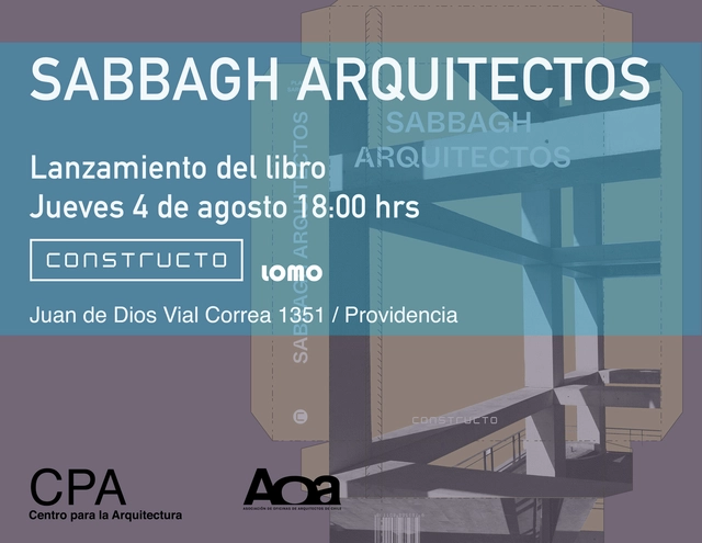 Lanzamiento del Libro SABBAGH ARQUITECTOS - Imagen Principal